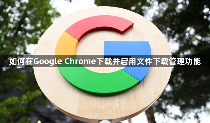 如何在Google Chrome下载并启用文件下载管理功能1