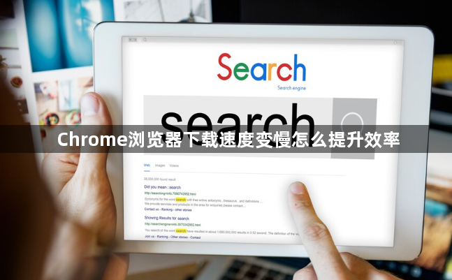 Chrome浏览器下载速度变慢怎么提升效率1