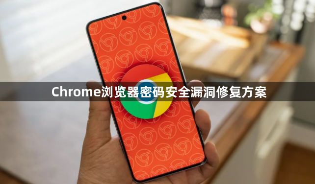 Chrome浏览器密码安全漏洞修复方案1