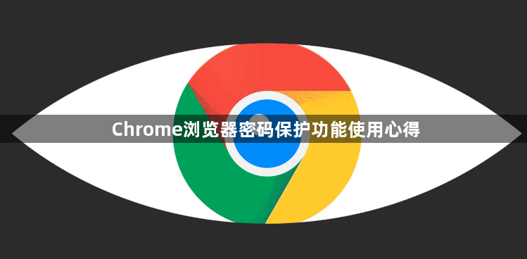 Chrome浏览器密码保护功能使用心得1