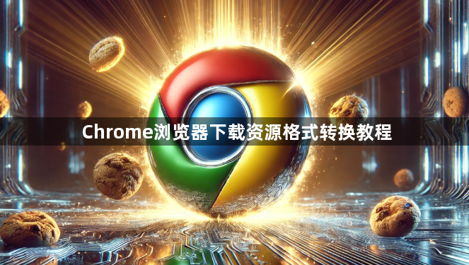 Chrome浏览器下载资源格式转换教程1