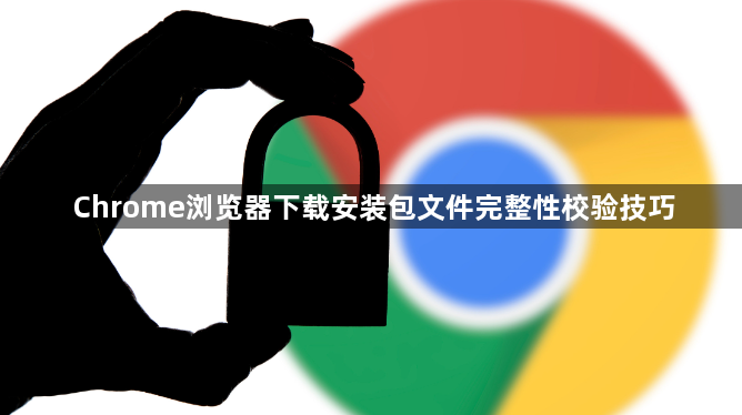 Chrome浏览器下载安装包文件完整性校验技巧1
