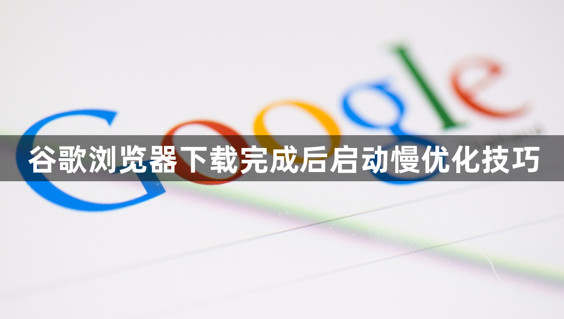 谷歌浏览器下载完成后启动慢优化技巧1