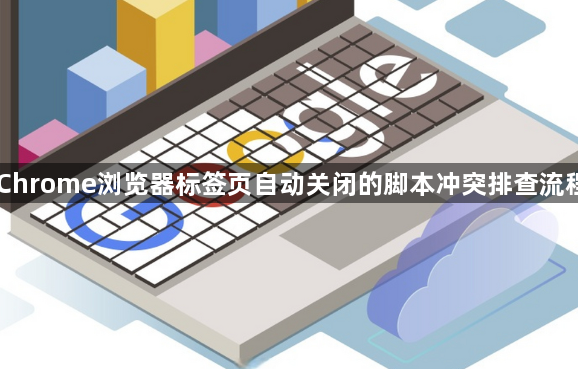 Chrome浏览器标签页自动关闭的脚本冲突排查流程1