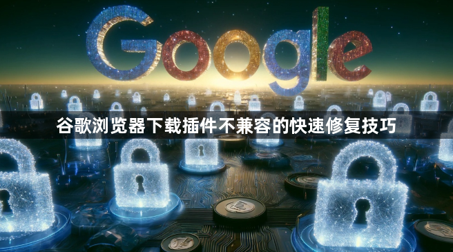 谷歌浏览器下载插件不兼容的快速修复技巧1